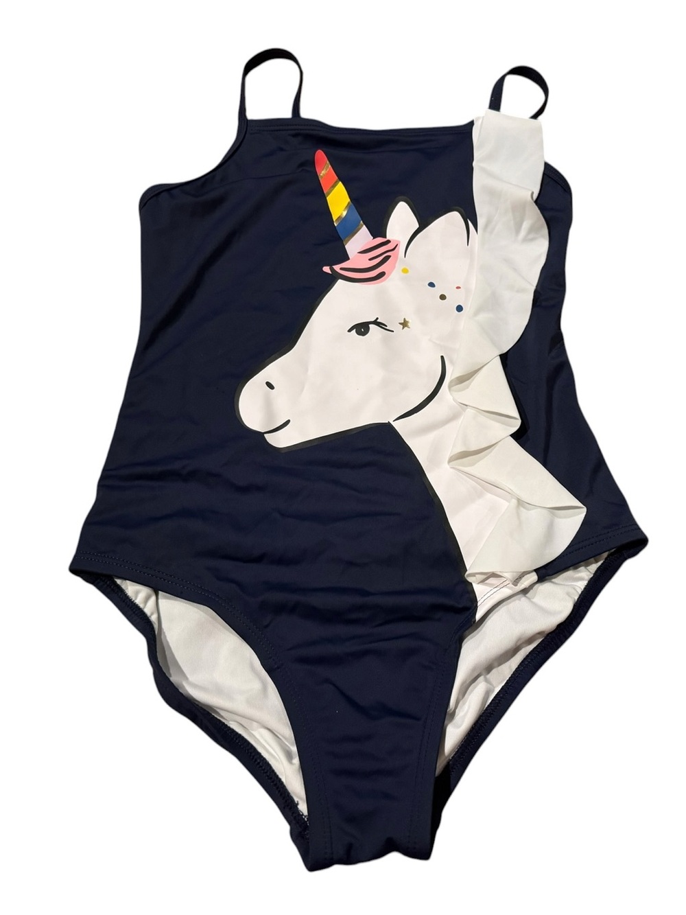 Hanna Andersson Unicorn One Piece Swimsuit Size 12